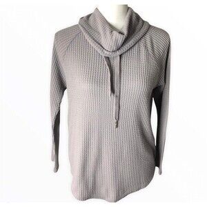 Charlotte Russe Ribbed Long Sleeve Cowl Neck Pullover Sweater